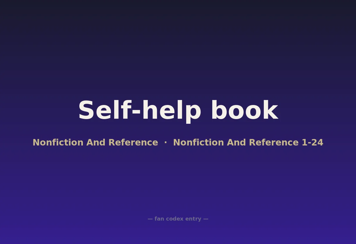 Self-help book