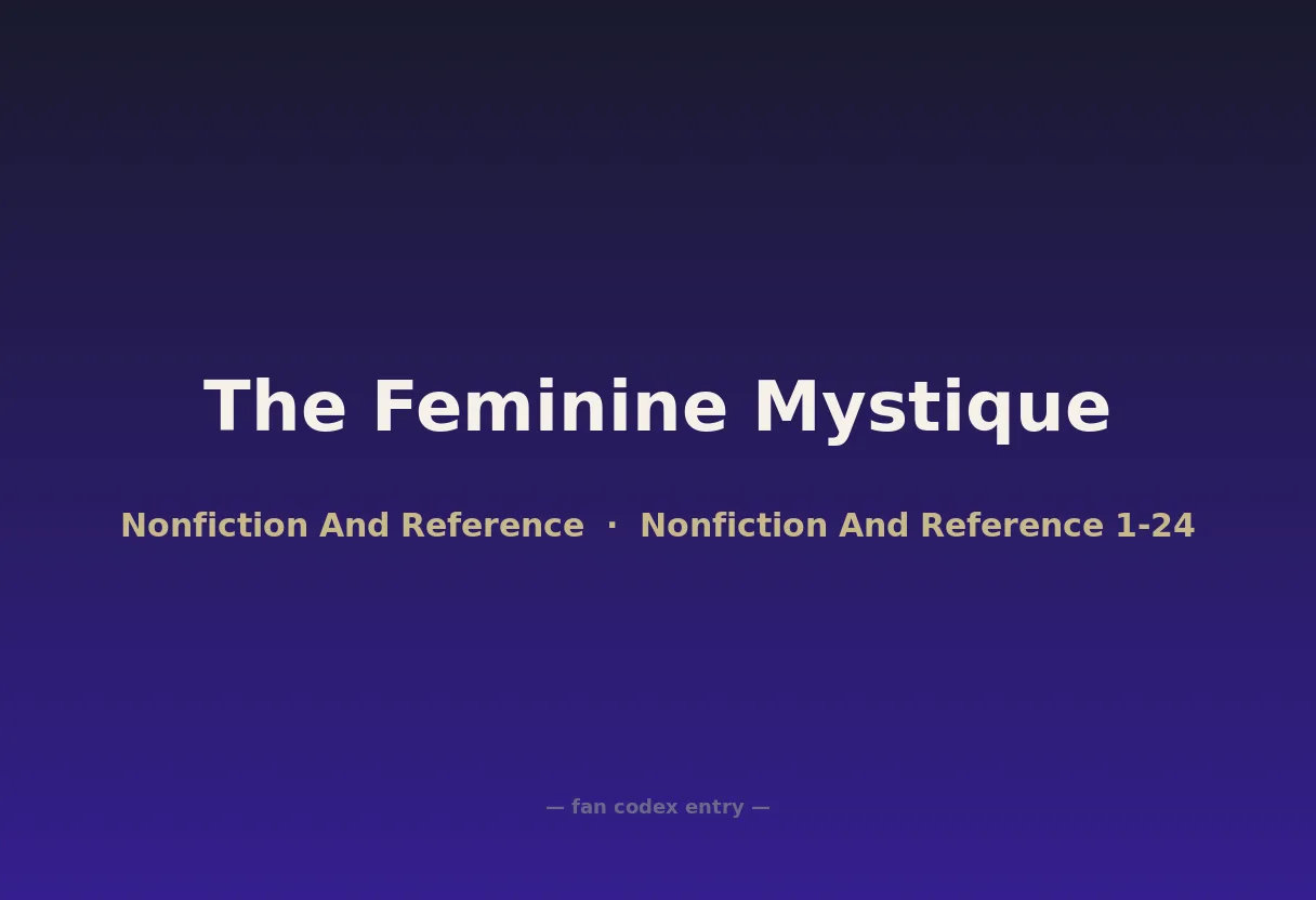 The Feminine Mystique