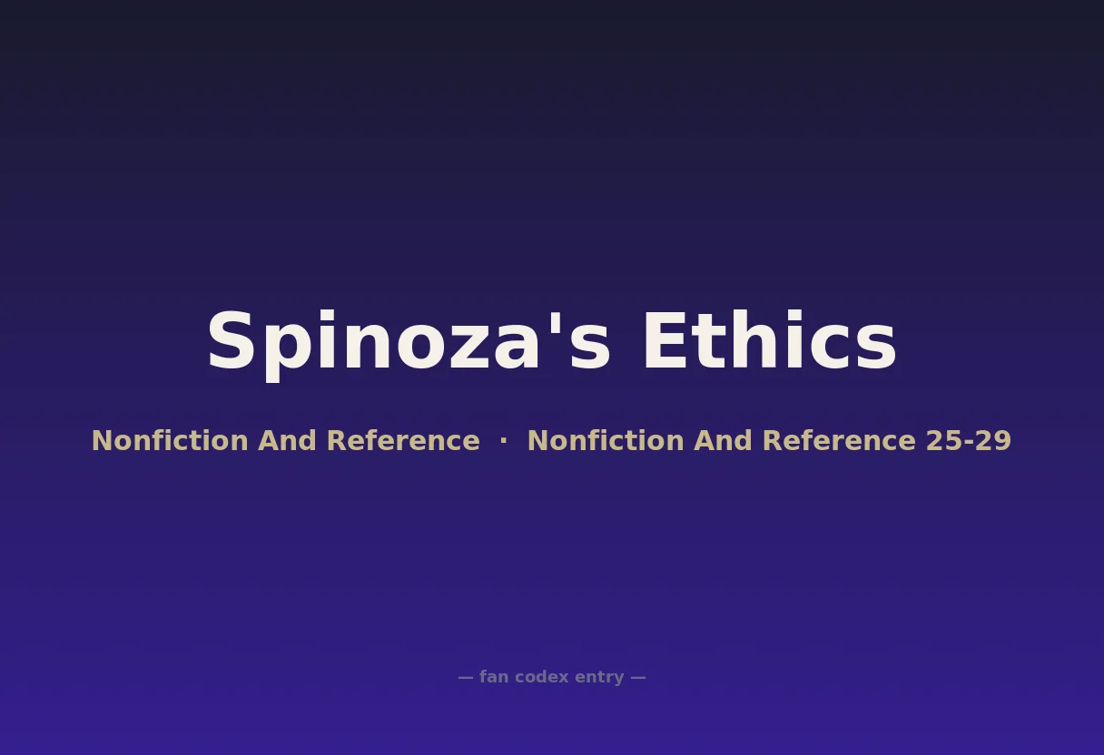 Spinoza's Ethics